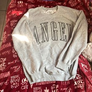 brand: ‘popular girl’. color: gray. size: S/M. supper cute and comfy!!🫶🏻💓
